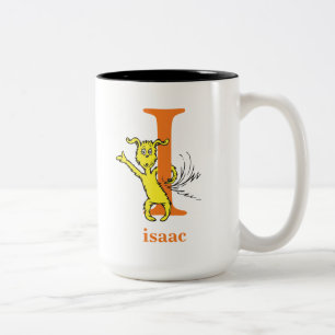 Tasse 2 Couleurs L'ABC du Dr Seuss : Lettre I - Orange Ajoutez vo
