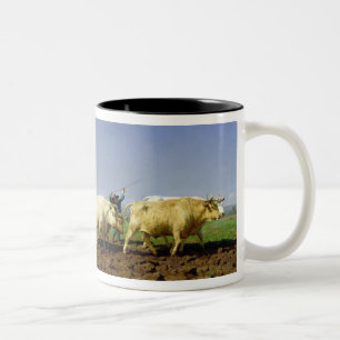 Tasse 2 Couleurs Labourant en Nivernais, 1849