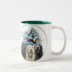 Tasse 2 Couleurs Labradoodle Cadeaux de Noël