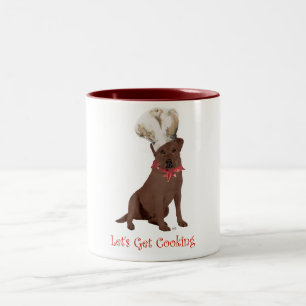 Tasse 2 Couleurs Labrador Retriever au Chocolat Cuisine