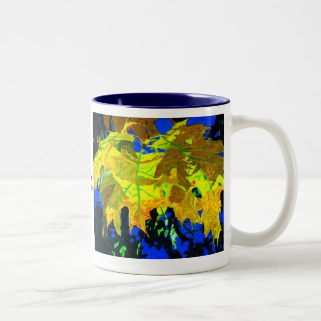 Tasse 2 Couleurs L'abrégé sur de l'automne (Droit)