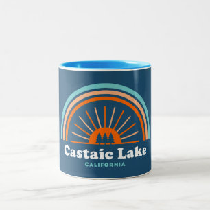 Tasse 2 Couleurs Lac Castaic Californie Arc-en-ciel