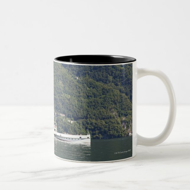 Tasse 2 Couleurs Lac Como, ferry-boat (Droit)