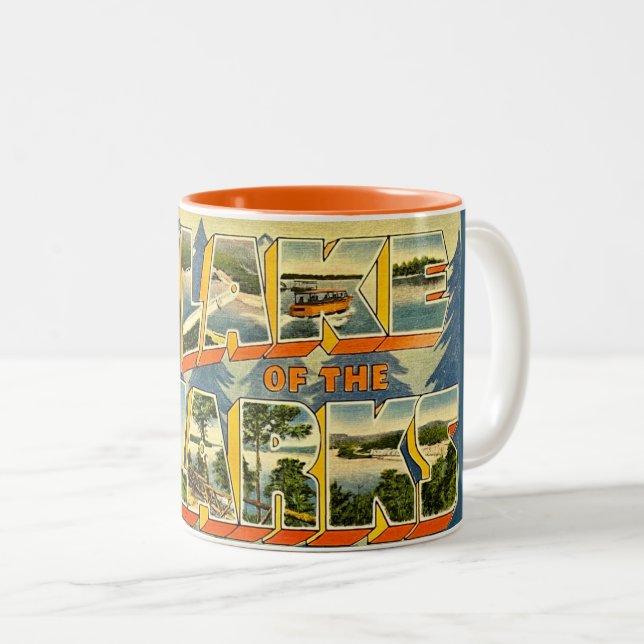 Tasse 2 Couleurs Lac des Ozarks  (Devant droit)