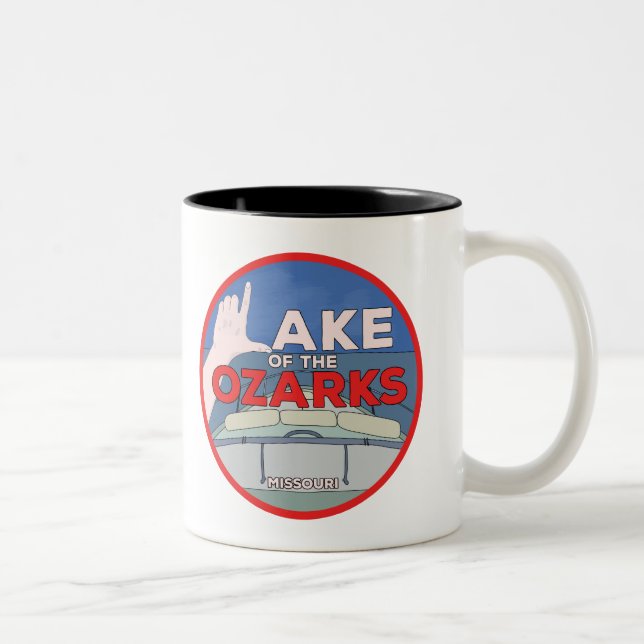 Tasse 2 Couleurs Lac des Ozarks (Droit)