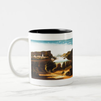 Tasse 2 Couleurs Lac George et le Village de Caldwell