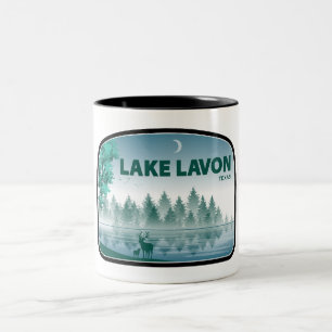 Tasse 2 Couleurs Lac Lavon Texas Deer
