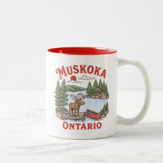 Tasse 2 Couleurs Lac Muskoka Ontario Canada