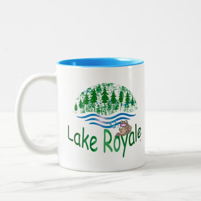 Tasse 2 Couleurs Lac Royale (Gauche)