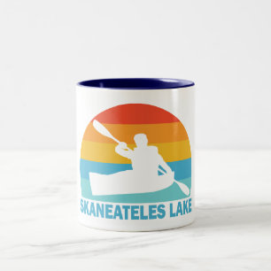 Tasse 2 Couleurs Lac Skaneateles New York Kayak