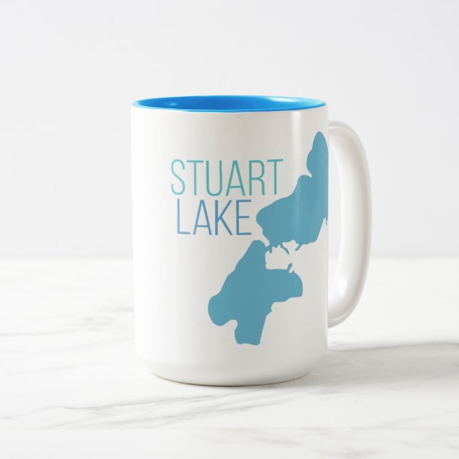 Tasse 2 Couleurs Lac stuart (Devant droit)