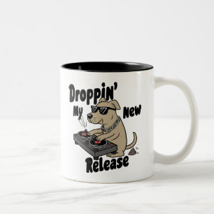 Tasse 2 Couleurs Lâcher Mon Nouveau Disque Dog Hip-Hop