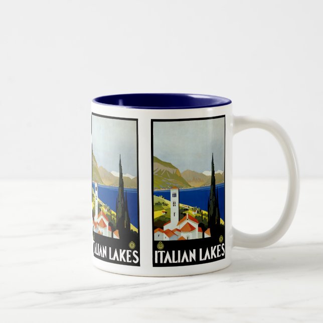 Tasse 2 Couleurs Lacs italiens (Droit)