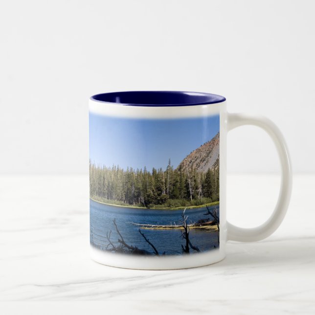Tasse 2 Couleurs Lacs jumeaux, CA (Droit)