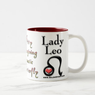 Tasse 2 Couleurs Lady Leo Zodiac