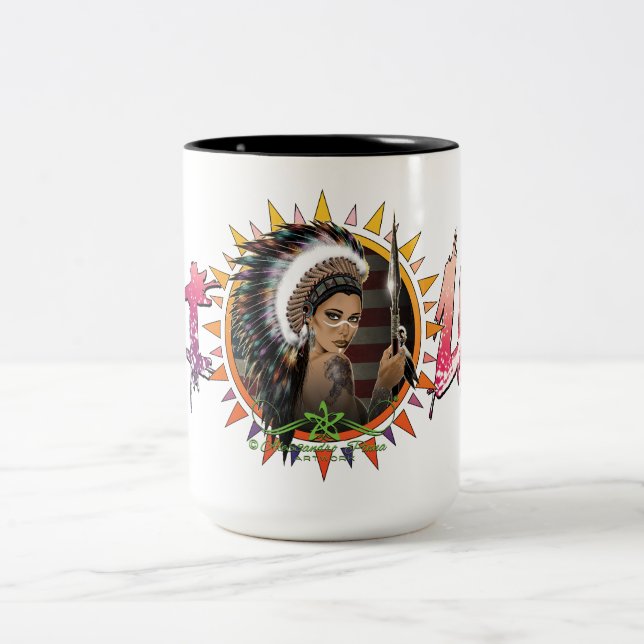 Tasse 2 Couleurs Lady Sioux (Centre)