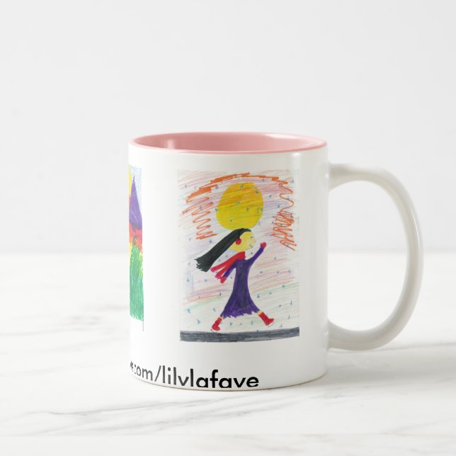 Tasse 2 Couleurs lafaye de lis (Droit)