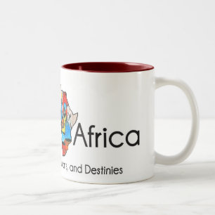 Tasse 2 Couleurs L'Afrique Brown