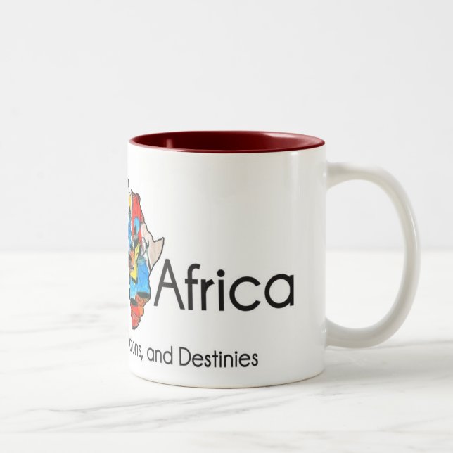 Tasse 2 Couleurs L'Afrique Brown (Droit)