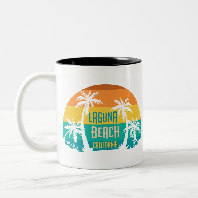 Tasse 2 Couleurs Laguna Beach Retro (Gauche)
