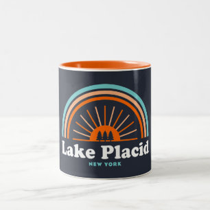 Tasse 2 Couleurs Lake Placid New York Rainbow