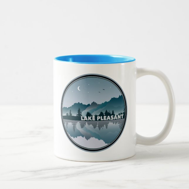 Tasse 2 Couleurs Lake Pleasant Arizona réflexion (Droit)