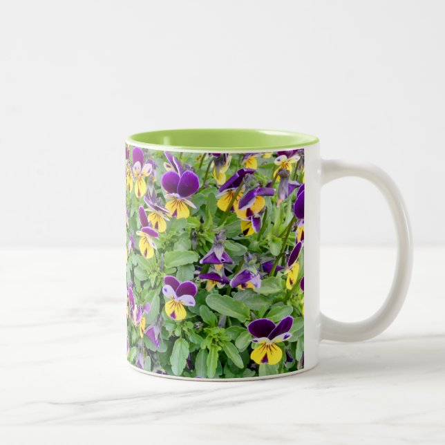 Tasse 2 Couleurs L'alto fleurit au printemps (Droit)