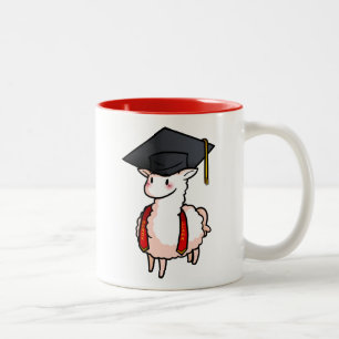 Tasse 2 Couleurs Lama d'obtention du diplôme