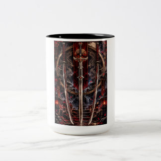 Tasse 2 Couleurs lame à trois branches
