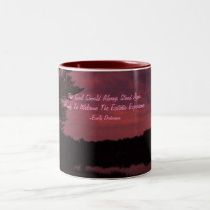 Tasse 2 Couleurs L'âme devrait toujours se tenir entrebâillée,
