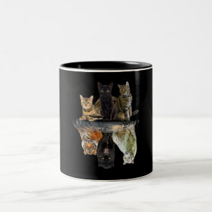 Tasse 2 Couleurs L'ami des chats Amoureux des chats Tigre mou