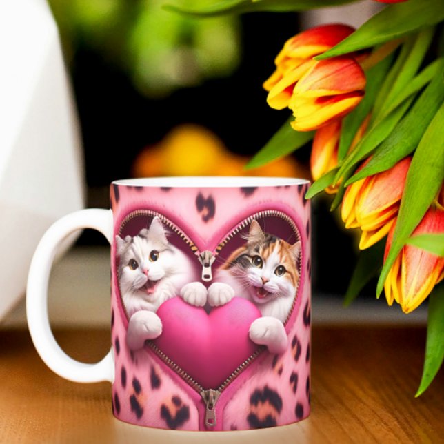 Tasse 2 Couleurs L'amour dans chaque sip : Valentine's Day Edition  (Créateur téléchargé)