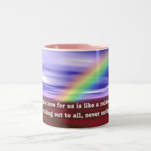 Tasse 2 Couleurs L'amour de Dieu Arc-en-ciel