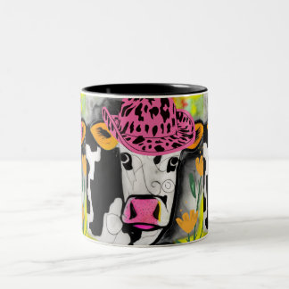 Tasse 2 Couleurs L'amour de la vache