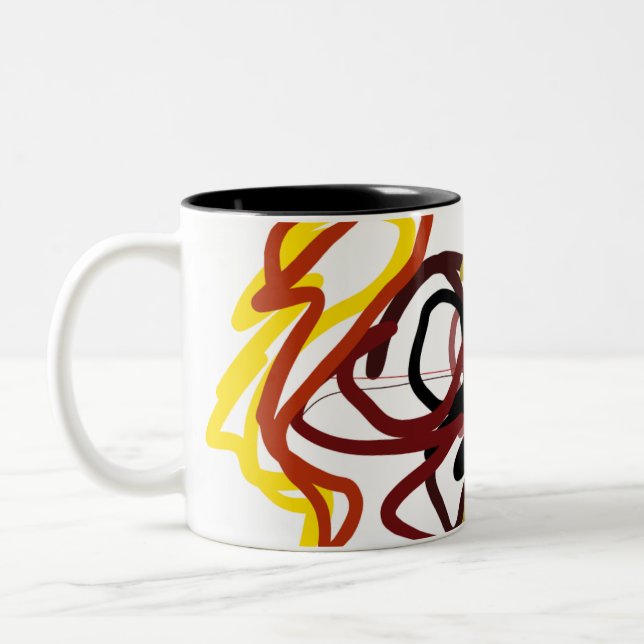 Tasse 2 Couleurs L'amour de l'écureuil d'automne (Gauche)
