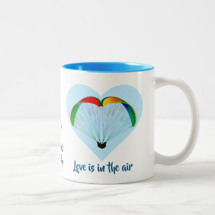 Tasse 2 Couleurs L'amour des sports de montagne dans l'air personna