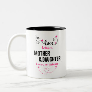 Tasse 2 Couleurs L'amour entre la mère et la fille, la distance
