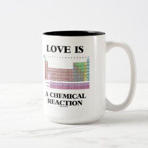 Tasse 2 Couleurs L'amour est une réaction chimique (le Tableau