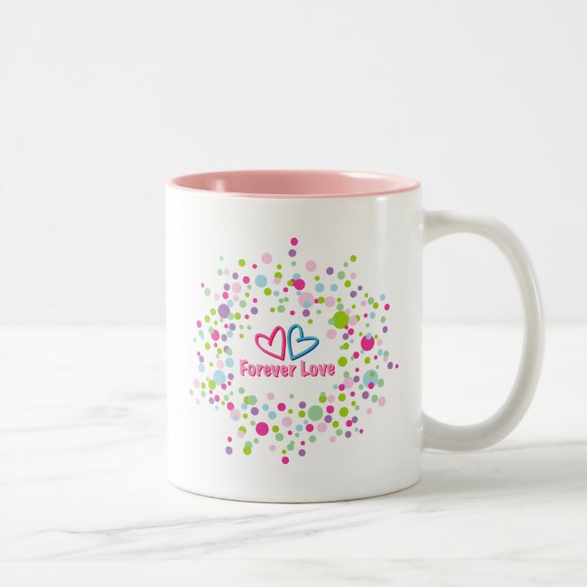 Tasse 2 Couleurs L'amour perpétuel (Droit)