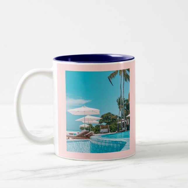 Tasse 2 Couleurs Lancement de livre d'auteur | Conception promotion (Gauche)