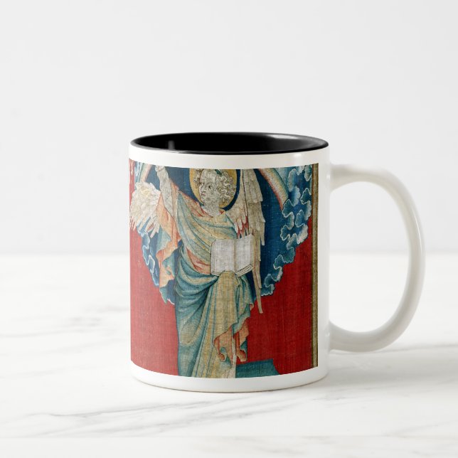 Tasse 2 Couleurs L'ange avec un livre ouvert (Droit)