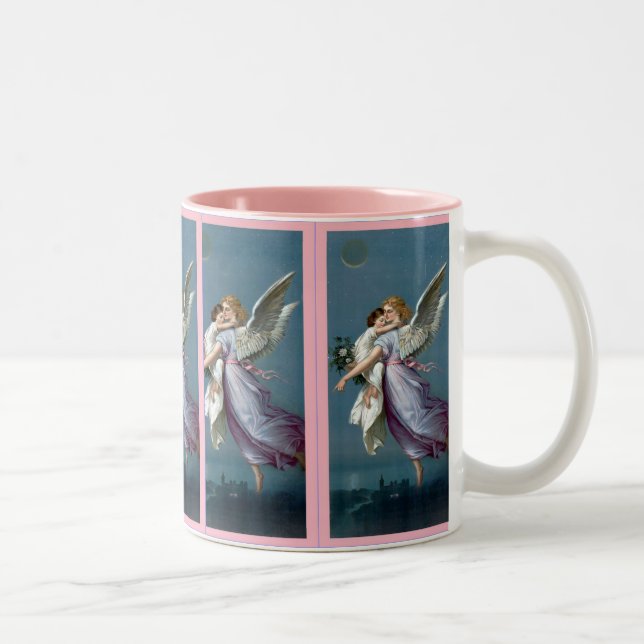 Tasse 2 Couleurs L'ange de la paix (Droit)