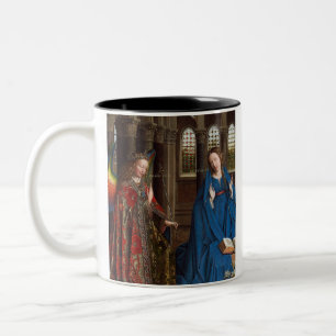 Tasse 2 Couleurs L'Annonciation de Van Eyck Premium Lumière Cathédr