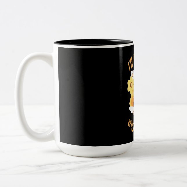 Tasse 2 Couleurs L'apiculteur sera avec mes miels (Gauche)