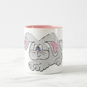 Tasse 2 Couleurs Lapin de Pâques
