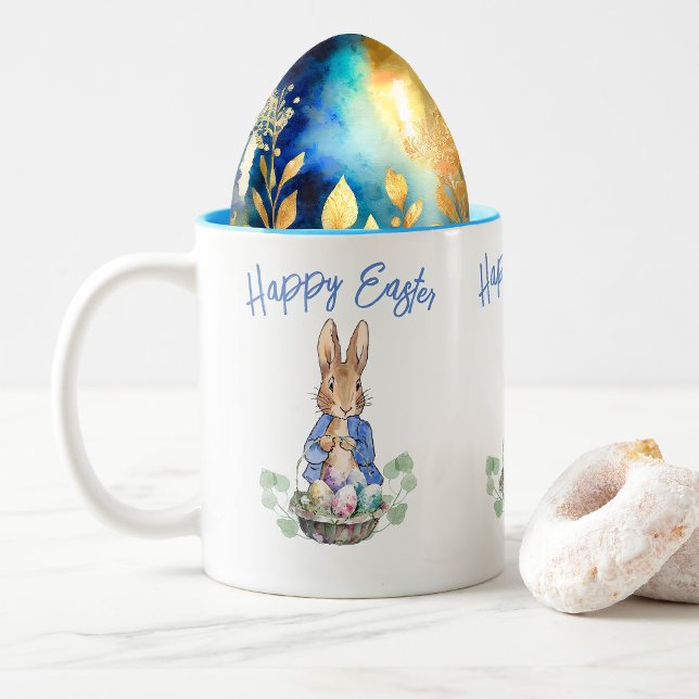 Tasse 2 Couleurs Lapin de Pâques (Pop an Easter egg in one of these Peter rabbit cups for a unique Easter gift.)