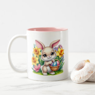 Tasse 2 Couleurs Lapin de Pâques 