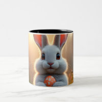 Lapin de Pâques joyeux dans la magie du printemps