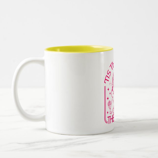 Tasse 2 Couleurs Lapin du zodiaque chinois (Gauche)