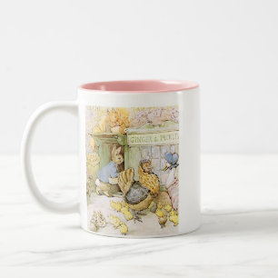 Tasse 2 Couleurs Lapin et volaille adorables